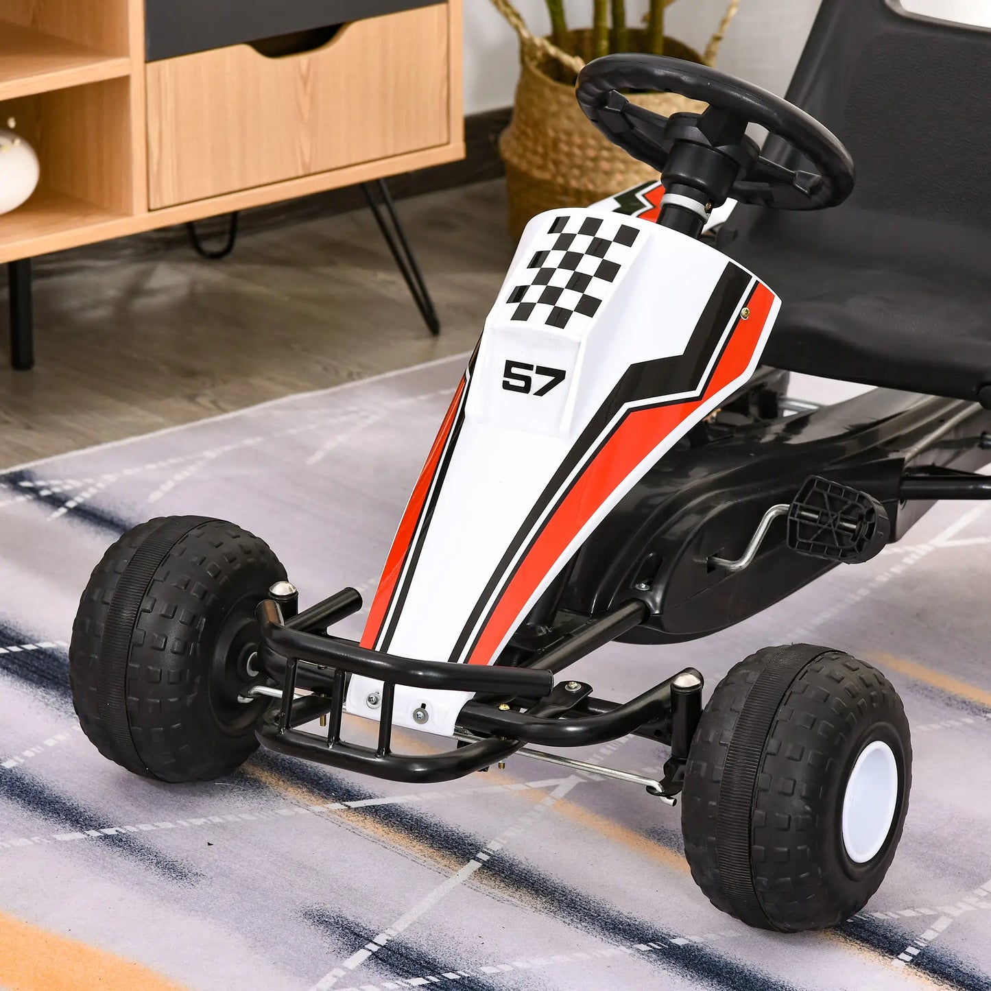 Racing Style Pedal Go Kart for Kids