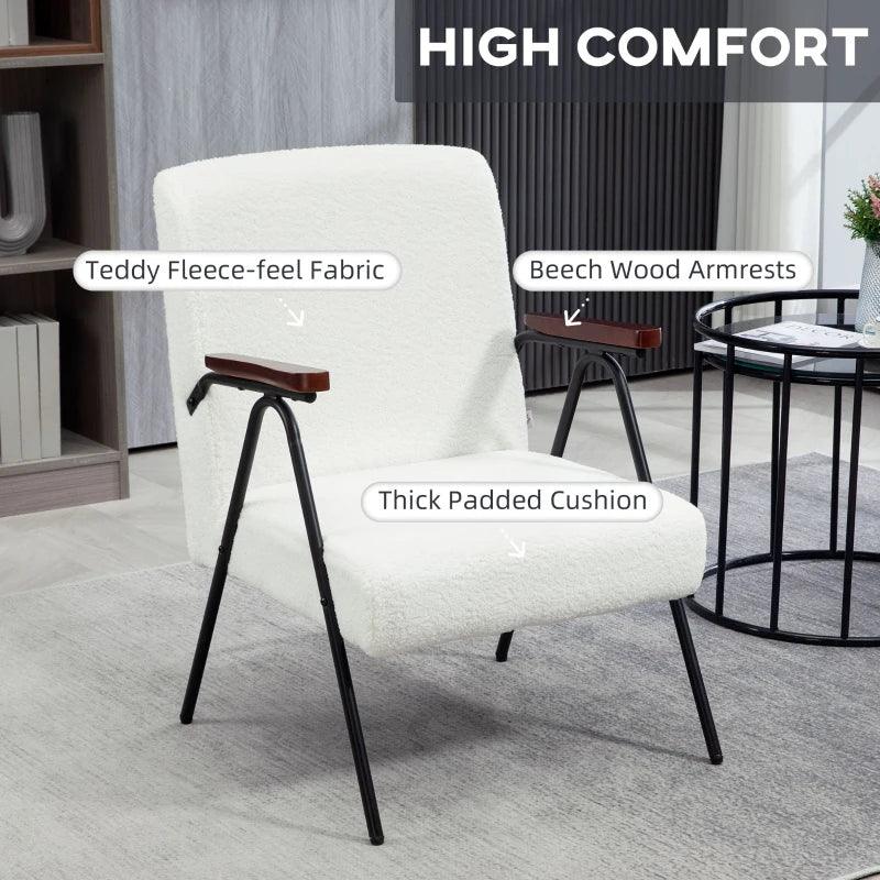 Modern Fuzzy Felt Accent Chair - Toronto Liquidation Warehouse