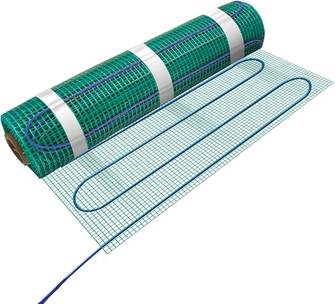 WarmlyYours TempZone Electric Radiant Floor Heating System - Twin Conductor 6x Roll Set