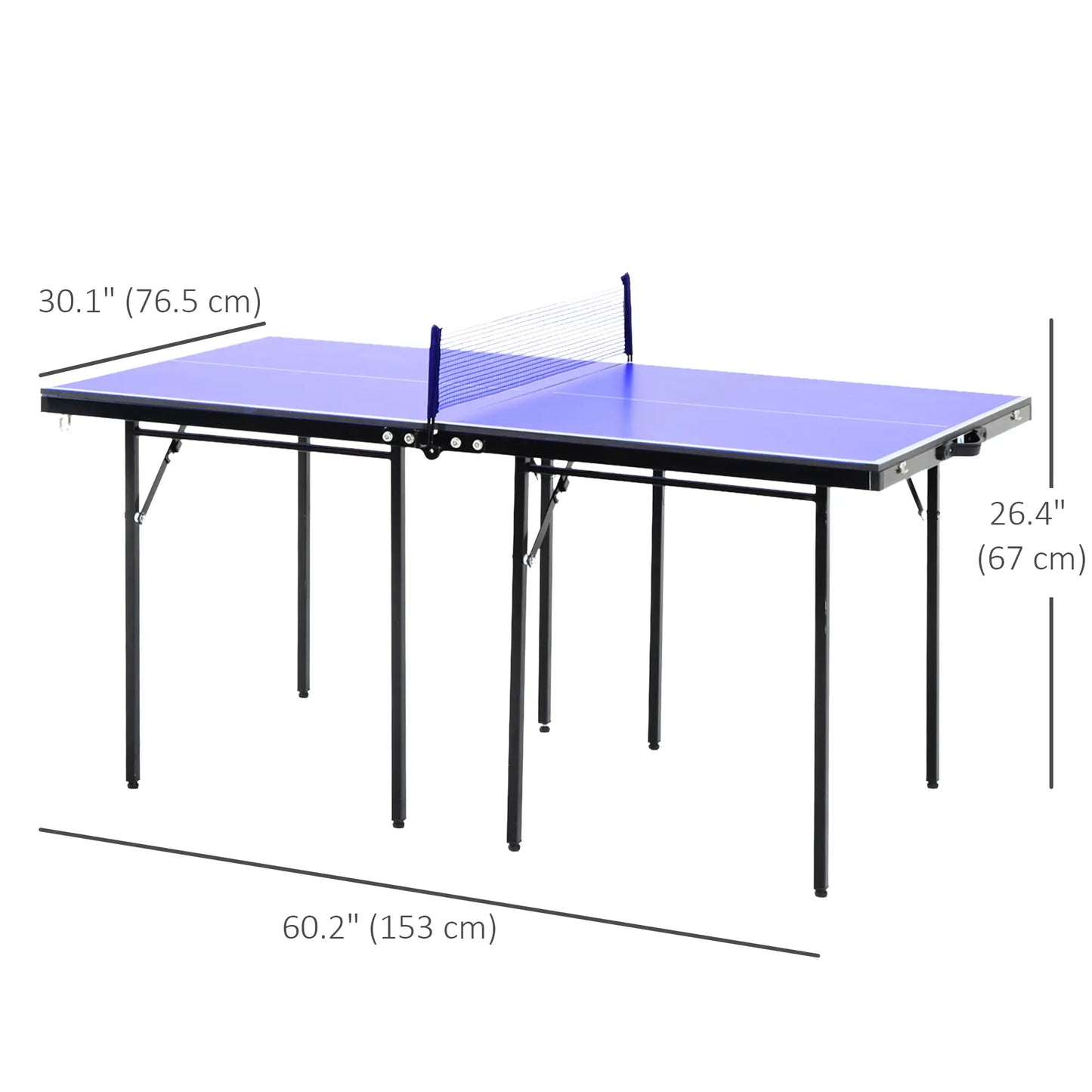 Classic Portable Adjustable Ping Pong Table and Table Tennis Set