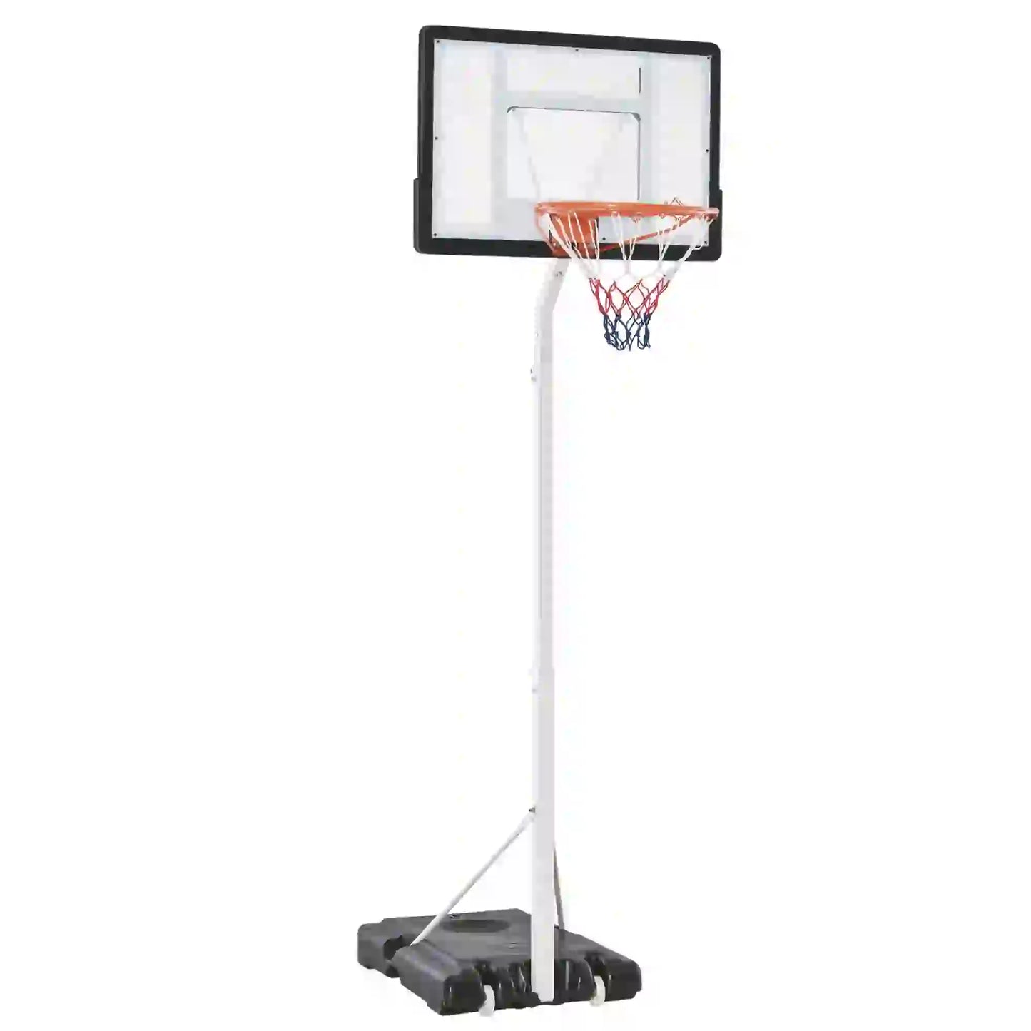 Classic Full Sized Adjustable Portable Basketball Net with Stand