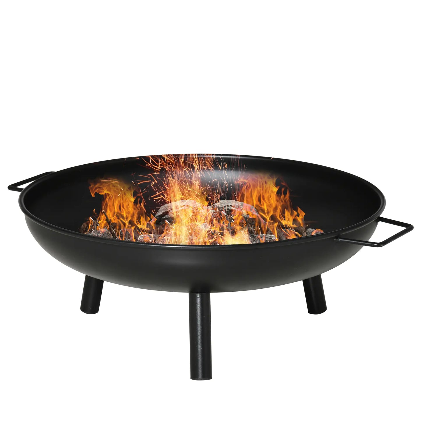 Portable Outdoor Round Metal Fire Pit