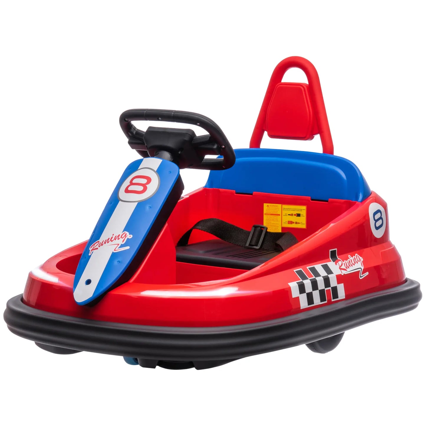 6V Battery Powered Electric Ride on Kids Bumper Car with 360° Rotation