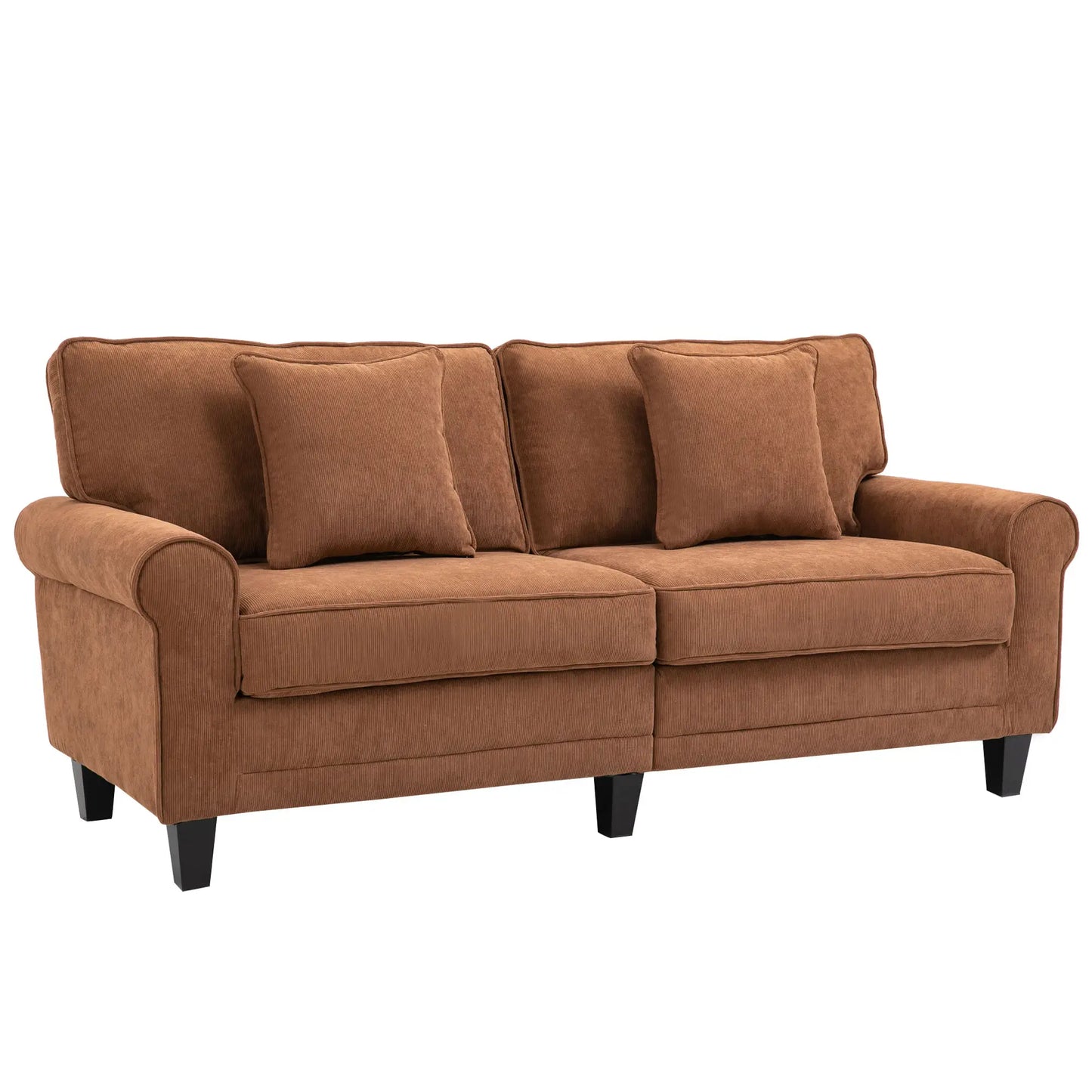 Classic 2-Seater Sofa | Hazelnut Brown