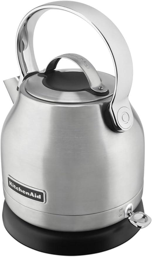 KitchenAid 1.25 L (5 Cups) Electric Kettle, Brushed Stainless Steel - Toronto Liquidation Warehouse