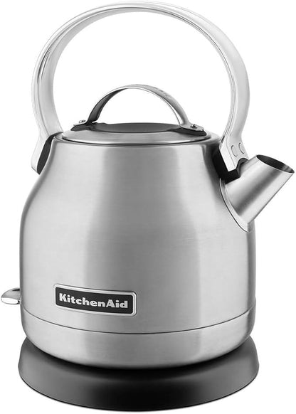 KitchenAid 1.25 L (5 Cups) Electric Kettle, Brushed Stainless Steel - Toronto Liquidation Warehouse