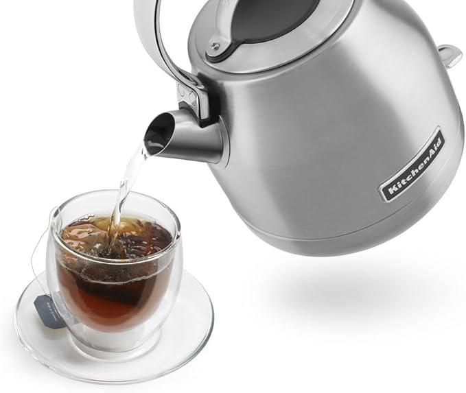 KitchenAid 1.25 L (5 Cups) Electric Kettle, Brushed Stainless Steel - Toronto Liquidation Warehouse