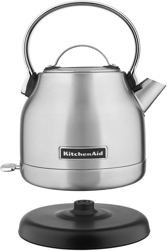 KitchenAid 1.25 L (5 Cups) Electric Kettle, Brushed Stainless Steel - Toronto Liquidation Warehouse