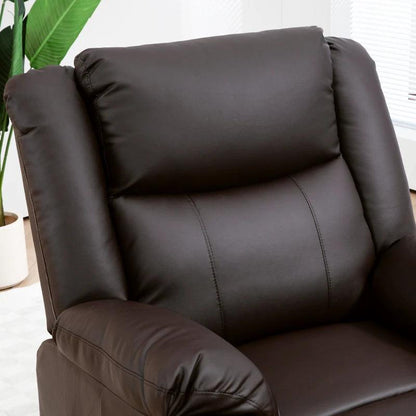 Executive Faux Leather Recliner | Chocolate Brown - Toronto Liquidation Warehouse