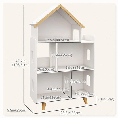 Classic Dollhouse Bookshelf | White - Toronto Liquidation Warehouse