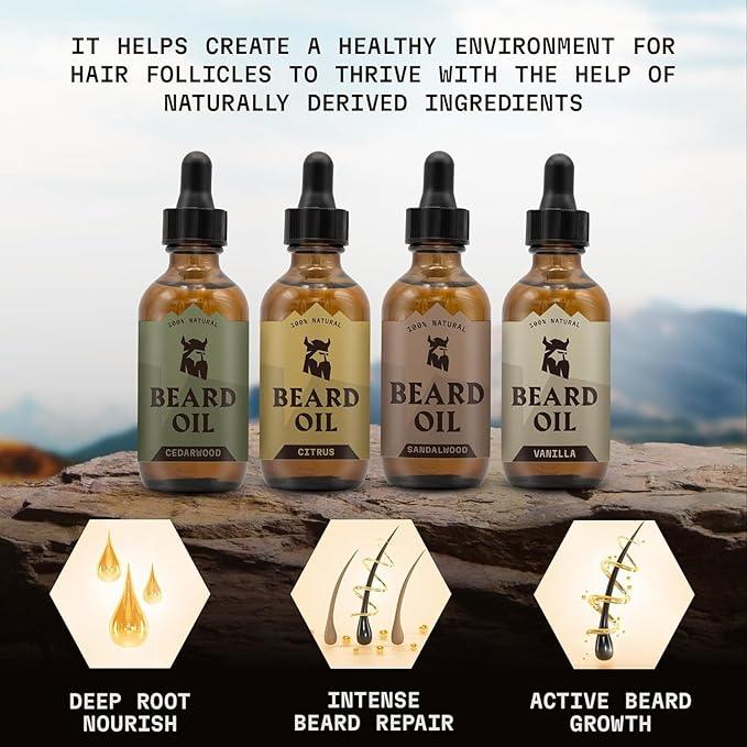 Striking viking Beard Oil 4 Pack - Toronto Liquidation Warehouse