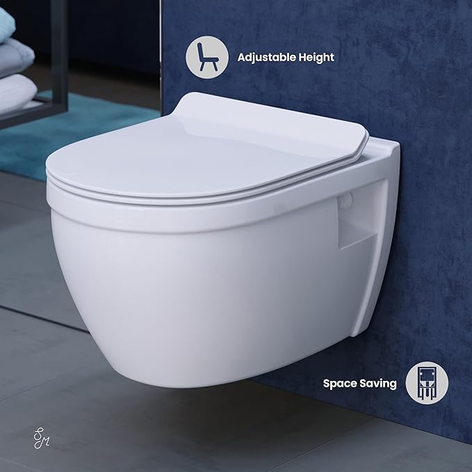 Swiss Madison Well Made Forever Ivy SM-WT450 Wall Hung Toilet - Matte White