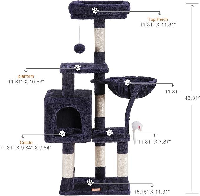 Heybly Cat Tree (HCT004SG) - Toronto Liquidation Warehouse