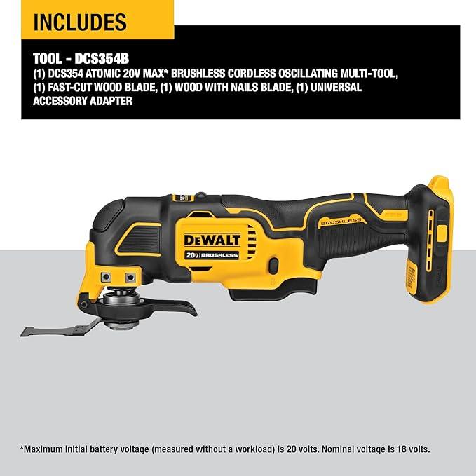 DeWALT Atomic Compact Series Multi Tool DCS354B - Toronto Liquidation Warehouse