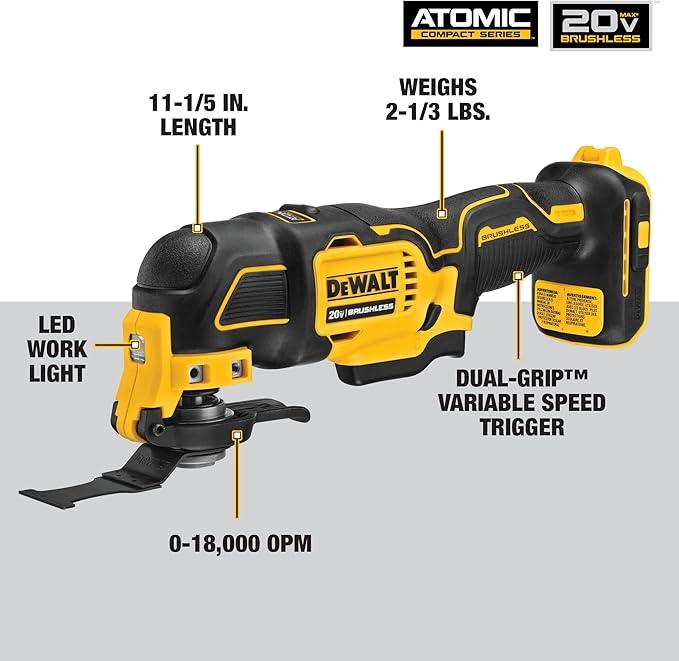 DeWALT Atomic Compact Series Multi Tool DCS354B - Toronto Liquidation Warehouse