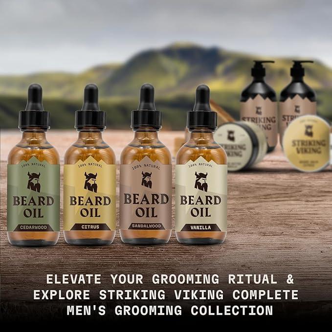 Striking viking Beard Oil 4 Pack - Toronto Liquidation Warehouse