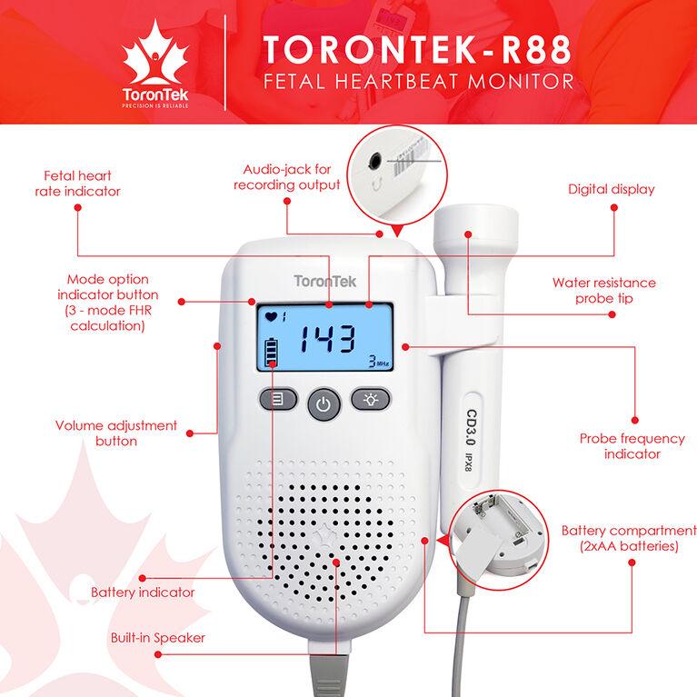 Torontek R88 Fetal Heart Monitor with 250ml Gel - Toronto Liquidation Warehouse