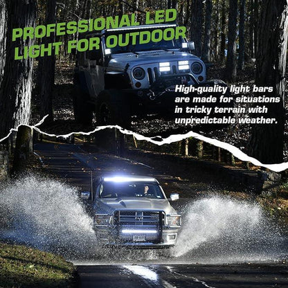 Evergear Off-Road Dual Row LED Light Bar & Spotlight Combo Kit - Toronto Liquidation Warehouse