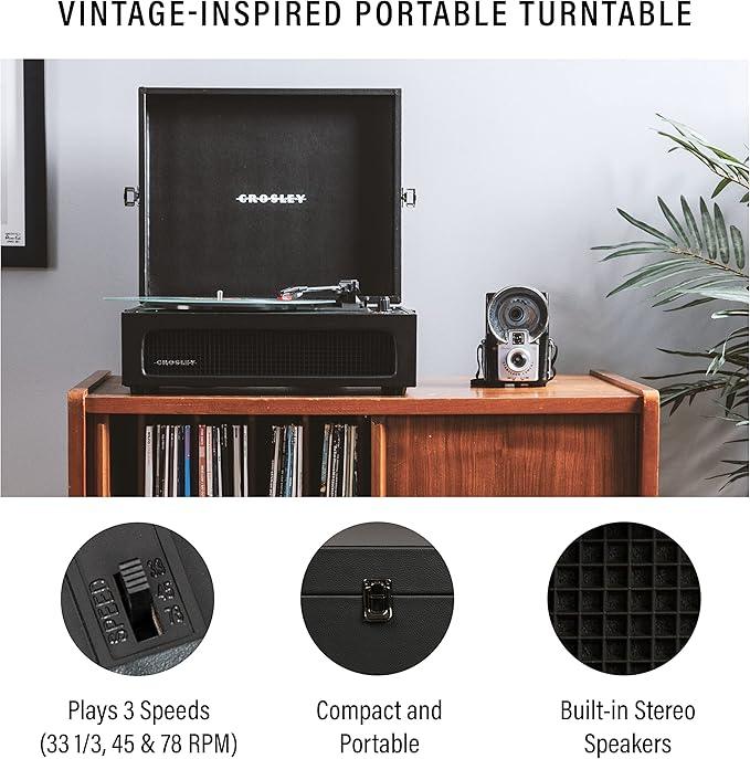 Crosley Voyager 3-Speed Bluetooth Turntable Speaker - Toronto Liquidation Warehouse