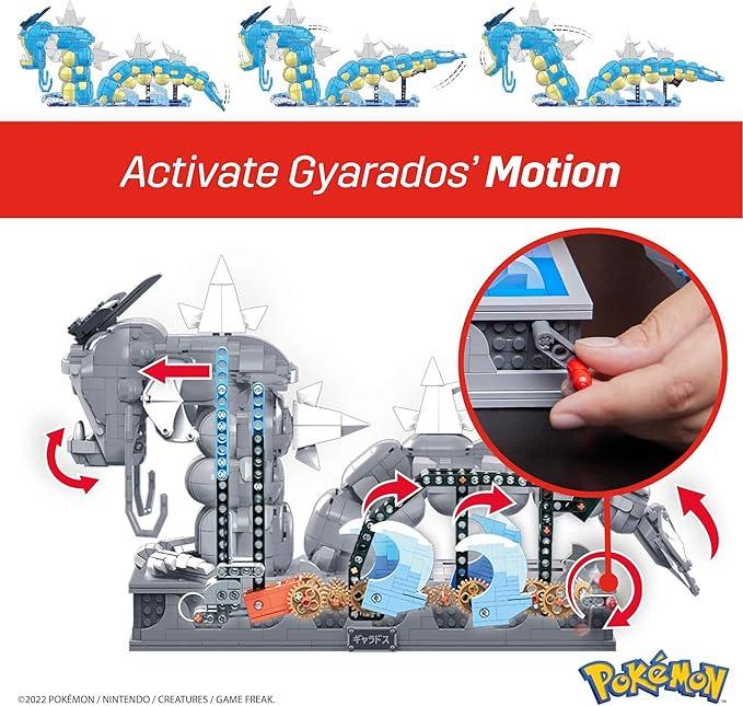 MEGA Pokémon Motion Gyarados Mechanized Complete Building Set - Toronto Liquidation Warehouse