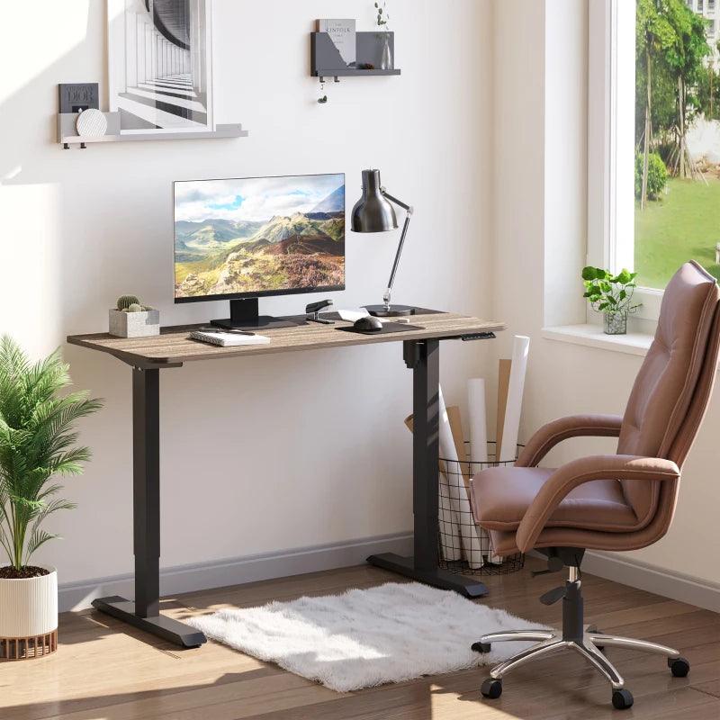 Electric Height Adjustable Standing Desk (Brown) - Toronto Liquidation Warehouse