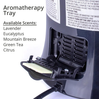 Air Innovations MH701BA Ultrasonic Cool Mist Aromatherapy Humidifier - White