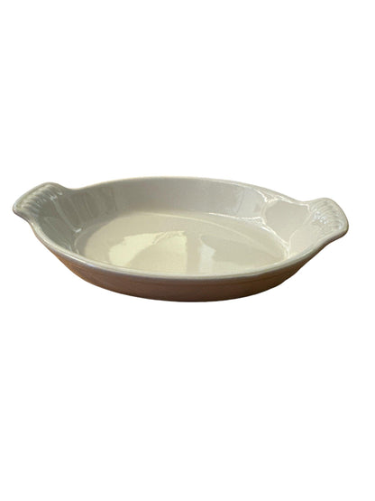 Le Creuset Stoneware Petite Au Gratin Dish - White - Toronto Liquidation Warehouse