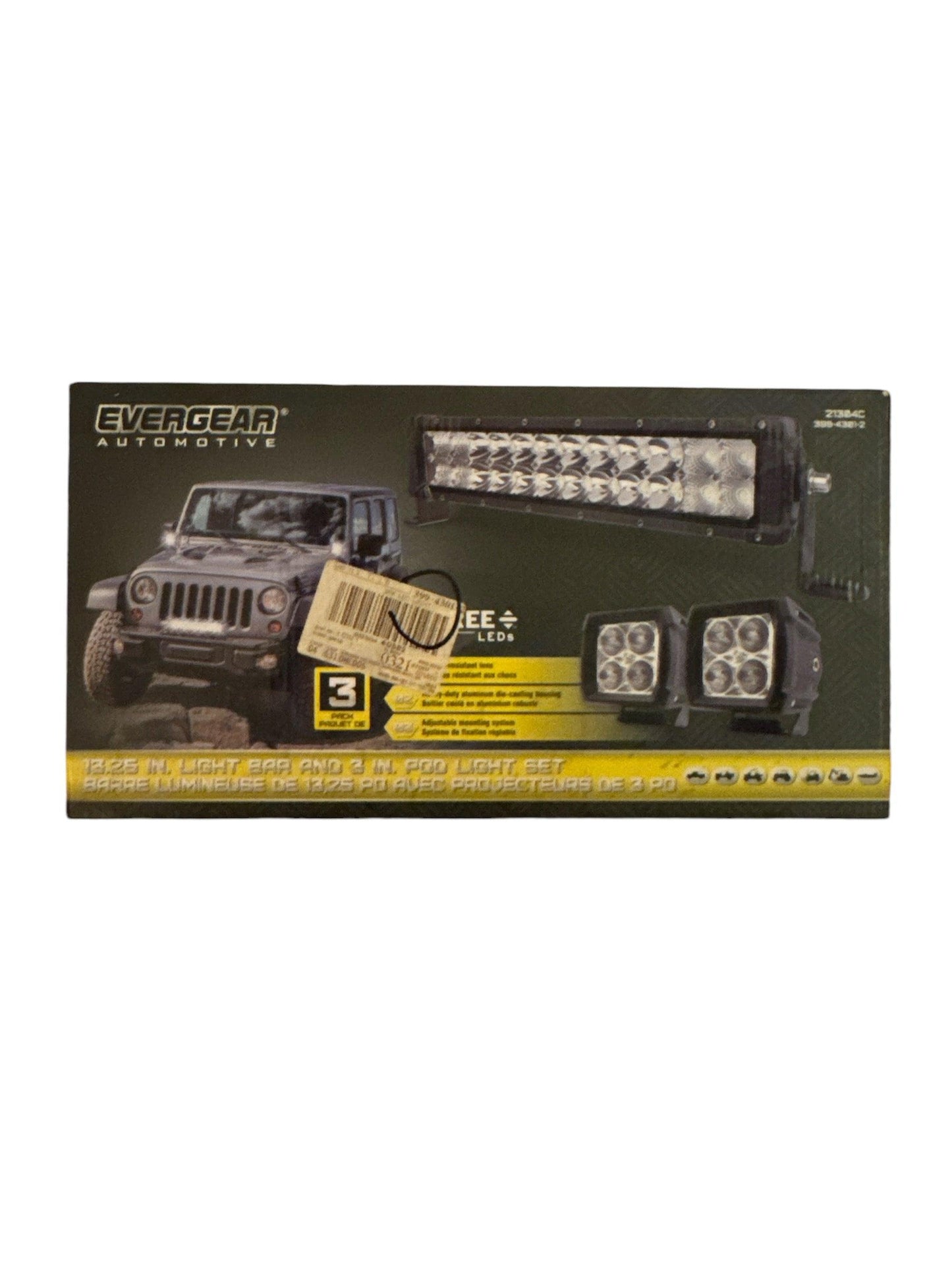 Evergear Off-Road Dual Row LED Light Bar & Spotlight Combo Kit - Toronto Liquidation Warehouse