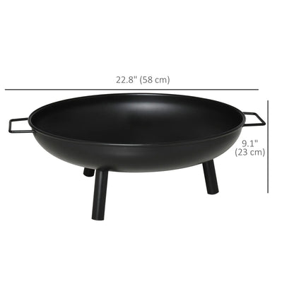 Portable Outdoor Round Metal Fire Pit