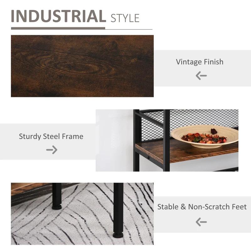 Industrial 3-Shelf Bookshelf | Brown - Toronto Liquidation Warehouse