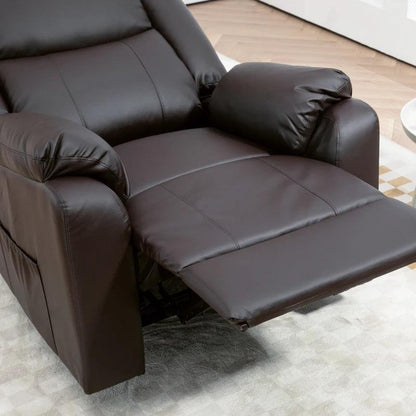 Executive Faux Leather Recliner | Chocolate Brown - Toronto Liquidation Warehouse