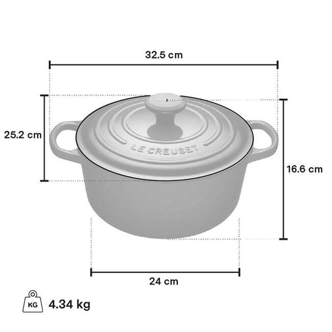 Le Creuset 4.2L Dutch Oven - Chambray