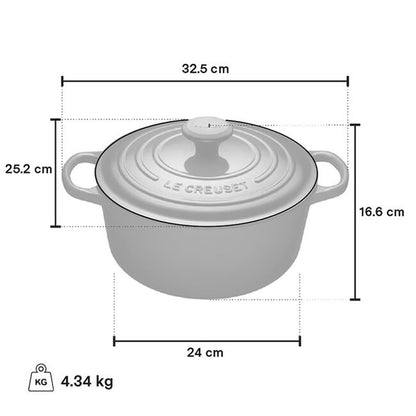 Le Creuset 4.2L Dutch Oven - Chambray