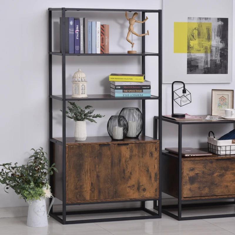 Industrial Bookshelf and Storage Cabinet | Brown - Toronto Liquidation Warehouse