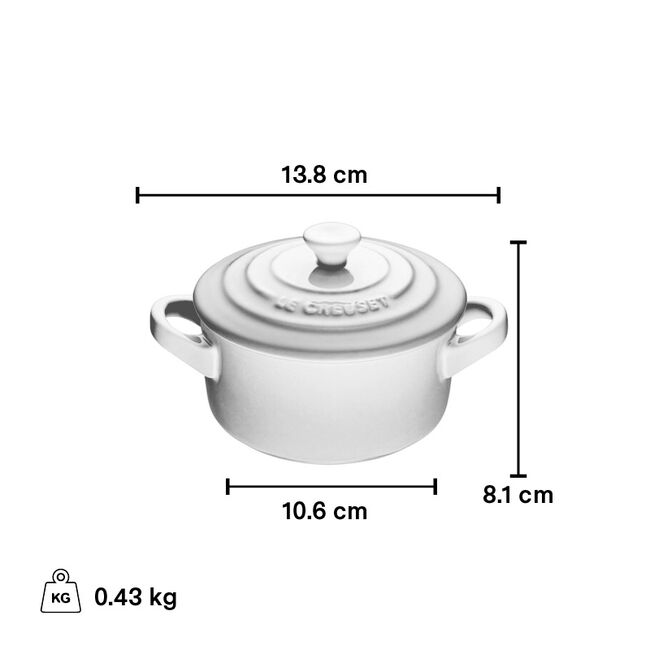 Le Creuset Mini Round Cocotte - Chambray