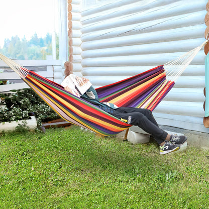 Classic Cotton Rainbow Hammock