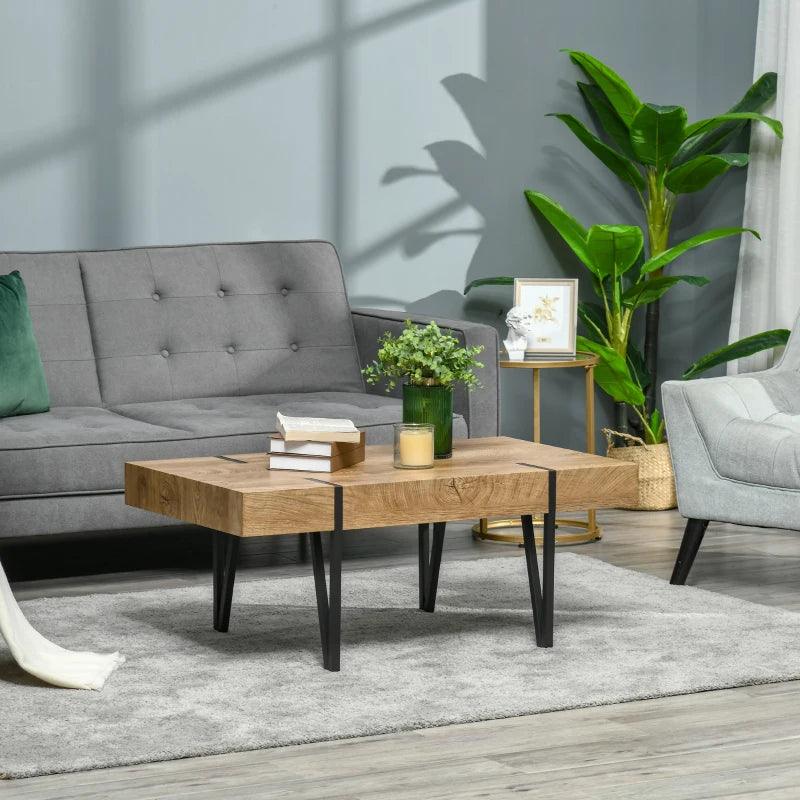 Modern Rustic Coffee Table - Brown - Toronto Liquidation Warehouse