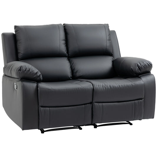 Faux Leather 2-Seater Recliner Loveseat