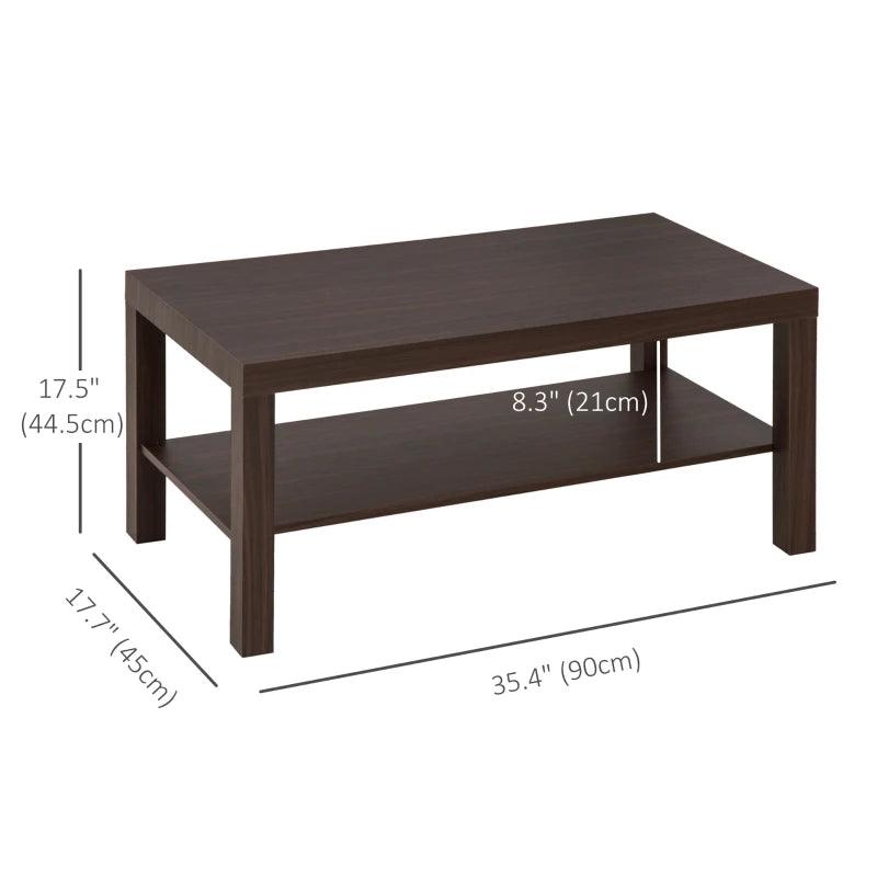 Classic Coffee Table - Brown - Toronto Liquidation Warehouse