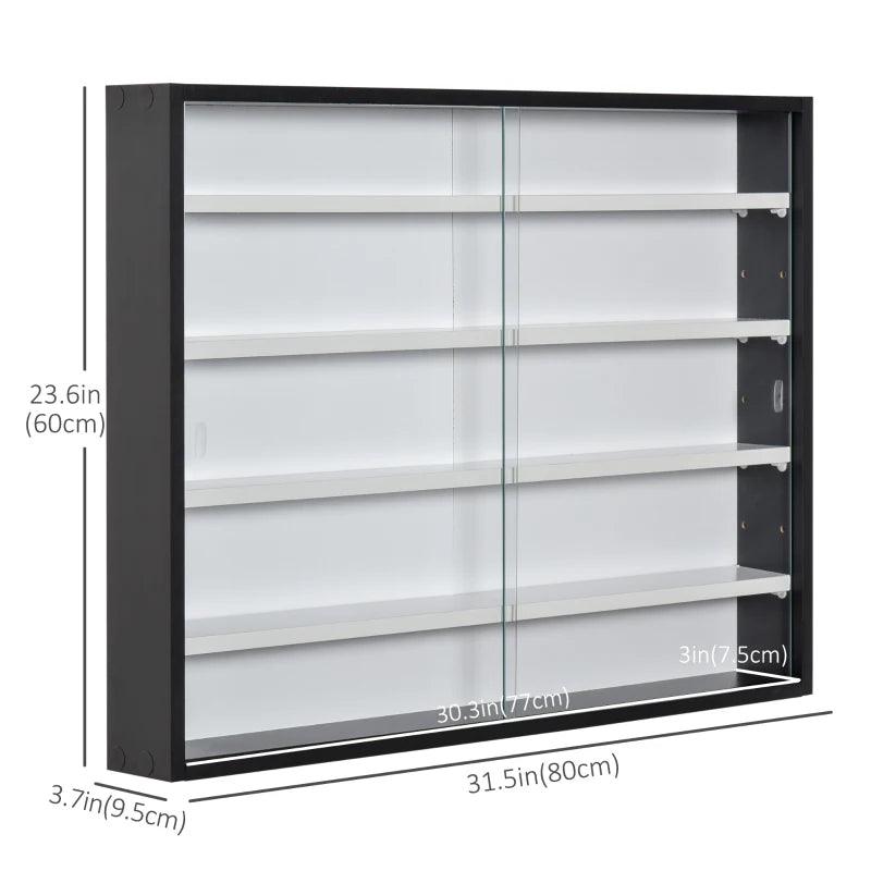 Display Case and Wall Shelf with Glass Door - Toronto Liquidation Warehouse