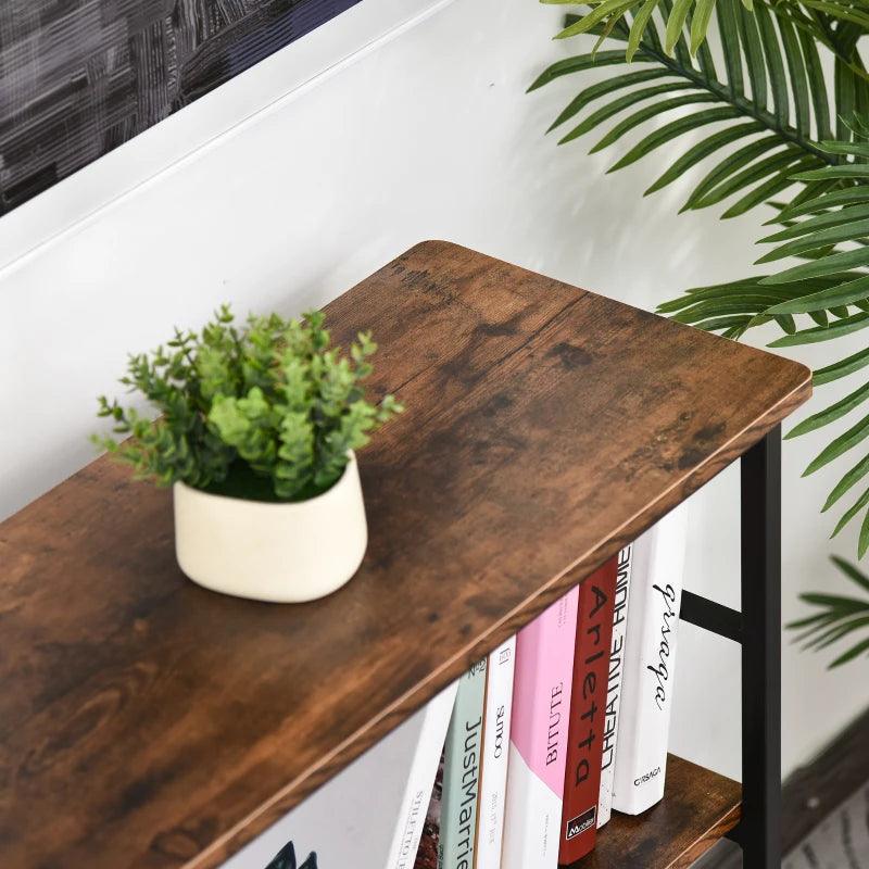 Industrial 3-Shelf Bookshelf | Brown - Toronto Liquidation Warehouse