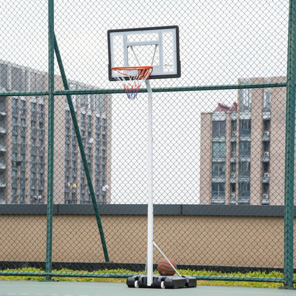Classic Full Sized Adjustable Portable Basketball Net with Stand