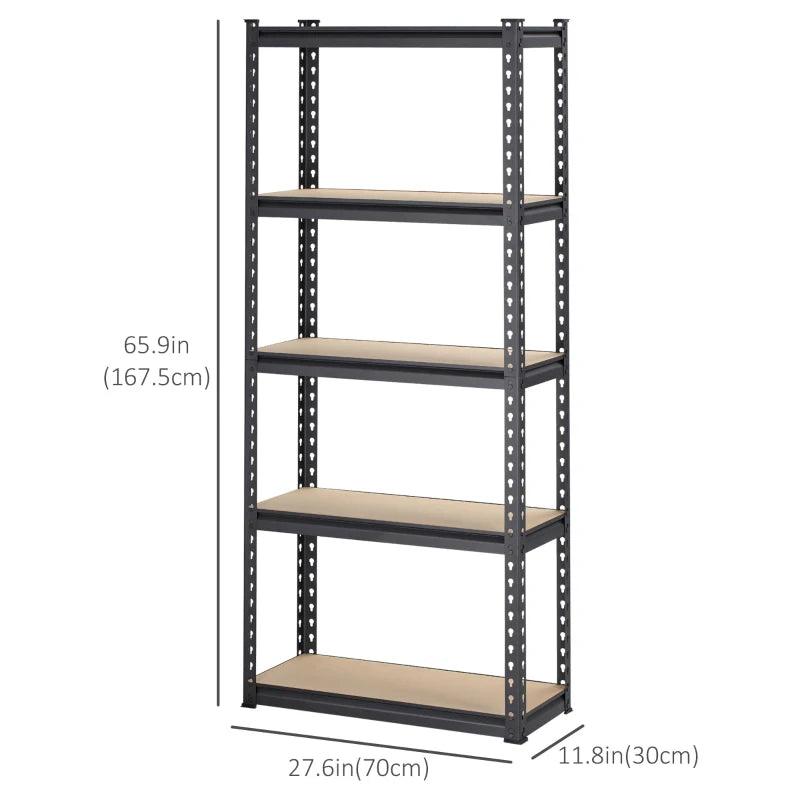 Medium 5-Shelf Heavy Duty Storage Shelf - Toronto Liquidation Warehouse