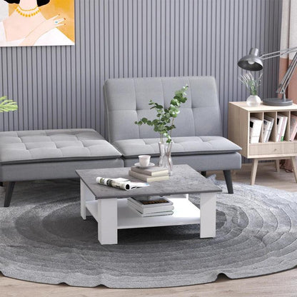 Modern Coffee Table with Storage - Grey - Toronto Liquidation Warehouse