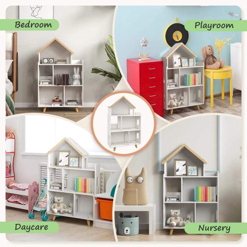 Classic Dollhouse Bookshelf | White - Toronto Liquidation Warehouse