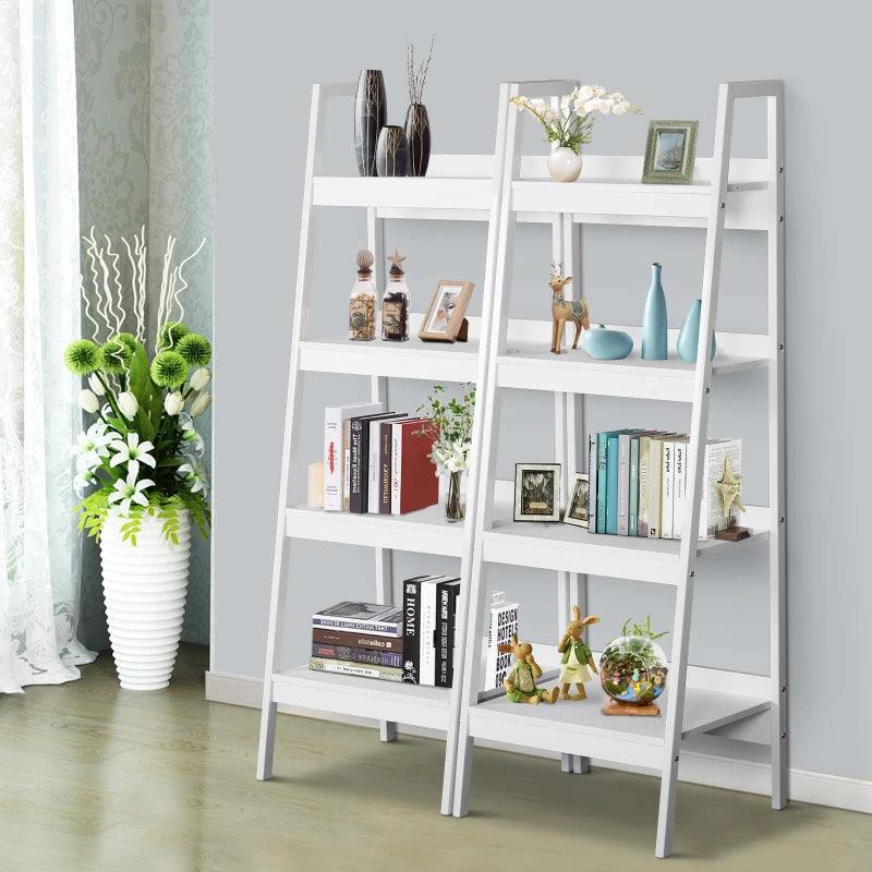 Modern 5-Shelf Ladder Bookshelf - Toronto Liquidation Warehouse