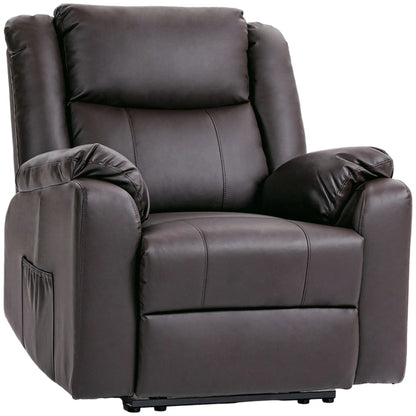 Executive Faux Leather Recliner | Chocolate Brown