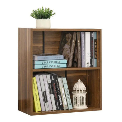 Classic Square Bookshelf | Wood Brown - Toronto Liquidation Warehouse