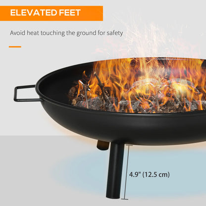 Portable Outdoor Round Metal Fire Pit