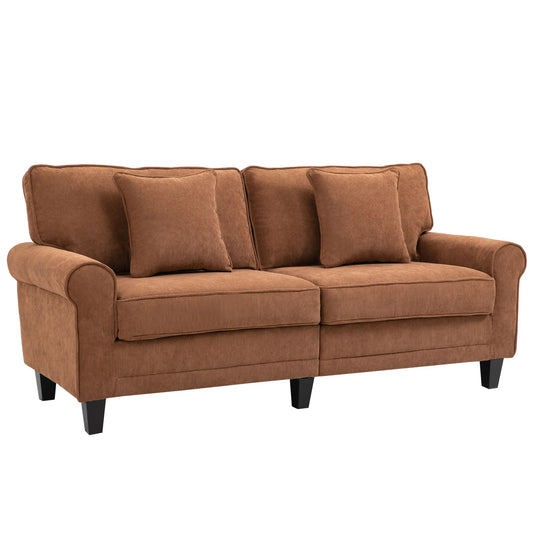 Classic 2-Seater Sofa | Hazelnut Brown